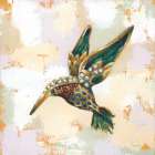 Gilded Wings II Art Print