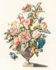 A Vase with Flowers I Art Print