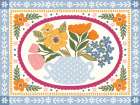 Cottage Blooms I Art Print