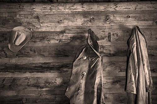 Hard Days Work Sepia Art Print