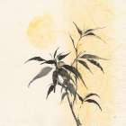 Bamboo Sun I Art Print