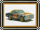 Racing Car Josie Art Print