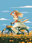 Spring Bike Ride Art Print