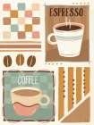 Cafe Patchwork I Art Print