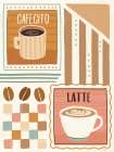 Cafe Patchwork II Art Print