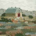 Barn in the Brush Art Print