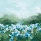 Meadow Blues II Art Print