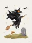 Midnight Mischief I Art Print
