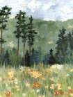 Wildflowers Among the Pines Art Print