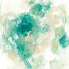 Verdigris and Melon I Modern Print