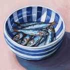 Bowl of Sardines Art Print