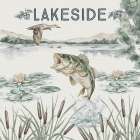 Lakeside II Art Deco Print