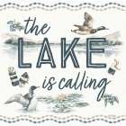 Lakeside V Art Deco Print