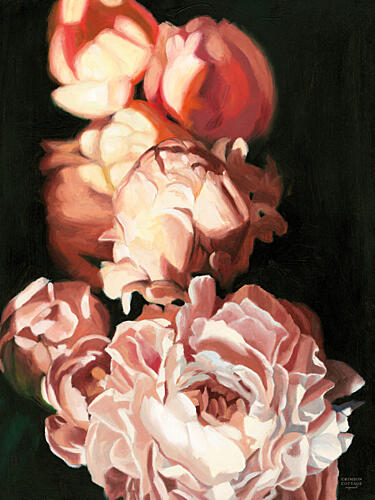 Peony Bouquet Art Print by Crimson Cottage