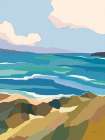Seabreeze Haven ll Modern Print