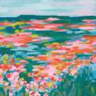 Chromatic Fields I Art Deco Print