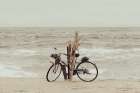Beach Bike Art Print