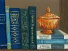 Classics in Blue Art Deco Print