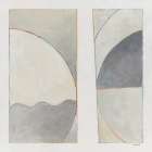 April Gray I Modern Print