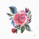 Happy Rose Art Deco Print
