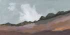 Dusty Rose Hillside Art Print