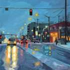 Lights Up Modern Print