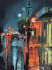 Technicolor Downpour Art Print
