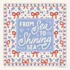 Blooming Americana IV Art Deco Print