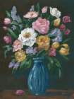 Parlor Noir Bouquet I Art Print