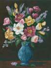 Parlor Noir Bouquet II Art Print