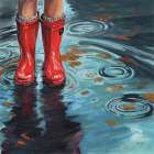 Wellie Season Art Print