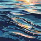 Saltwater Reverie Modern Print