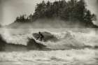 Pacific Surf II Sepia Art Print