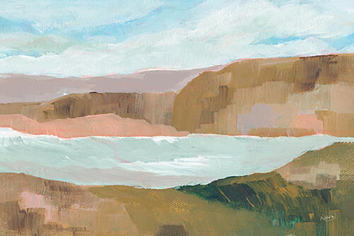 Clay and Sky I Art Print by Nikita Jariwala