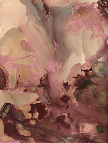 Garnet Geode II Art Print