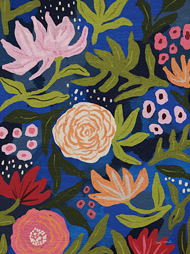 Modern Petals IV Art nouveau reproduction