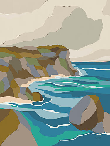Sea in Greece L Plage reproduction