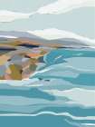 Shimmering Shore l Art Print