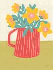 Boho Blooms III Art Deco Print