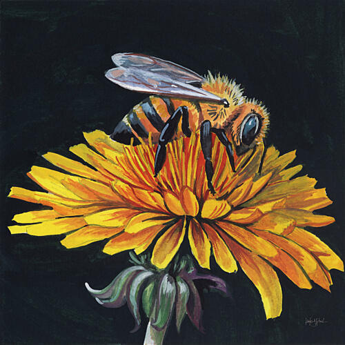 Collecting Pollen Art Print by Morgan Birch