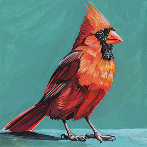 Crimson Art Print by Morgan Birch