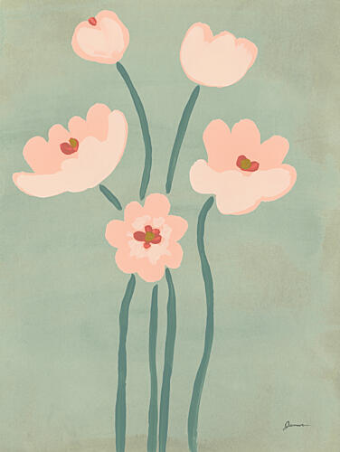 Simple Stems I Aquarelle reproduction