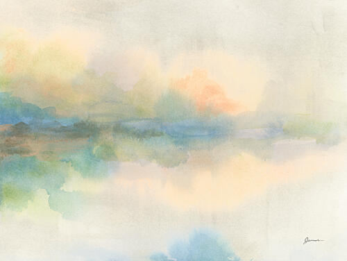 Hazy Shore I Impressionniste reproduction