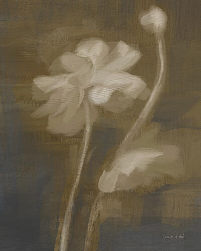 Muted Floral II Art abstrait reproduction
