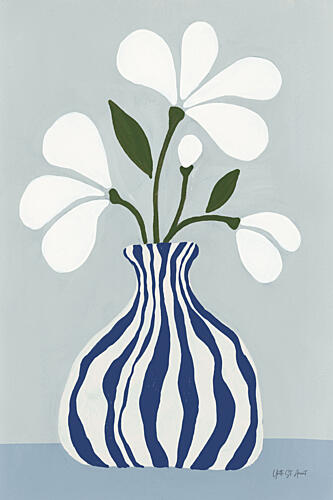 In a Striped Vase I Minimaliste reproduction