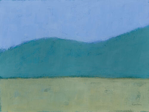 Mountains Green Montagne reproduction