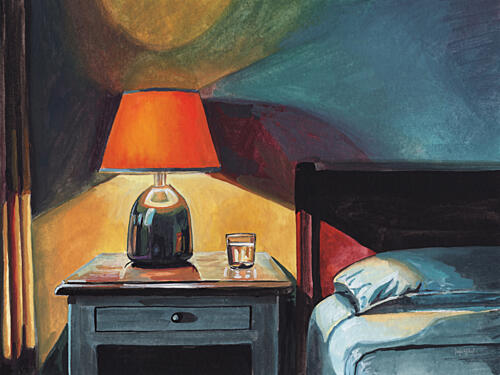 Bedside Art Print
