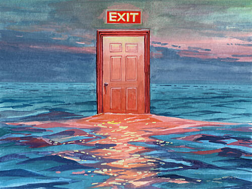 Exit Strategy Art Print