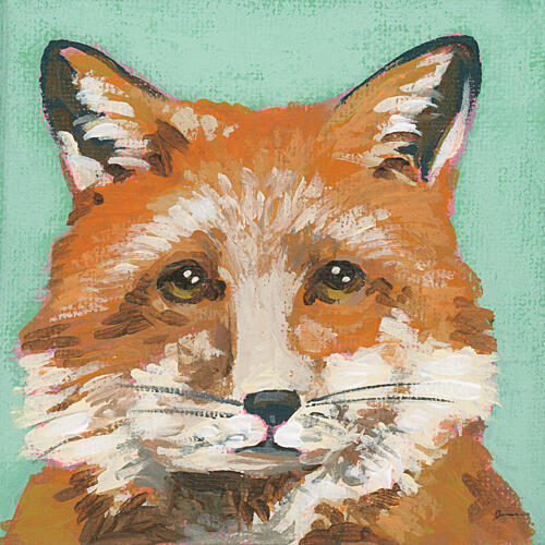 Woodland Fox Art Print