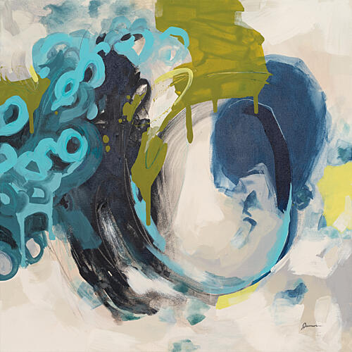 Turquoise Electron I Moderne reproduction